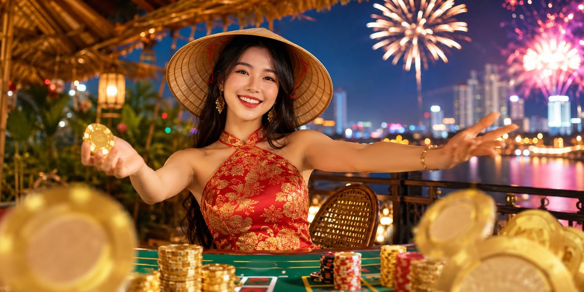 Sòng bài baccarat tại Hà Nội với nón lá truyền thống